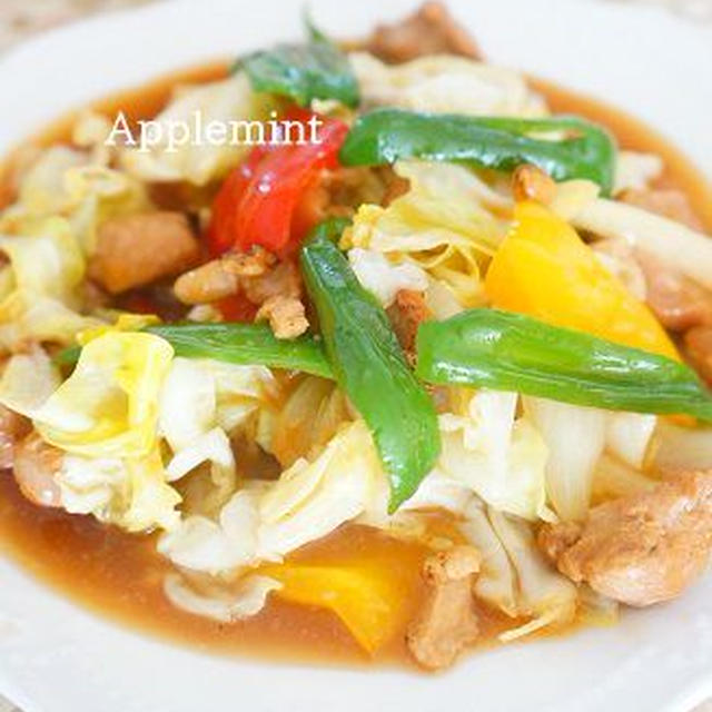 【缶詰レシピ】レンチンで簡単！ごはんが進む！焼鳥缶の回鍋肉風炒め