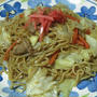 焼きそば、麺を先に焼く作り方