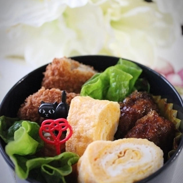 今週最後のお弁当♪　おうちにあるもので・・・(^_^;)