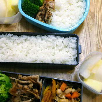 小学生男子のお弁当