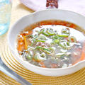 簡単うま味たっぷりの痩せスープ！サバ缶の中華海苔汁