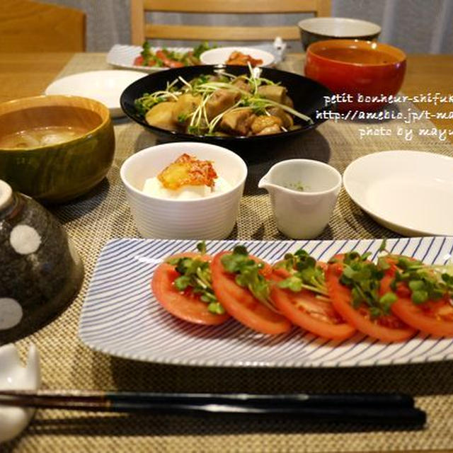 鳥もも肉と里芋の中華風煮物