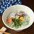 薬味たっぷり豆乳春雨（そうめん→春雨で代用、家にあった薬味的なもんをいろいろ乗っけてます）