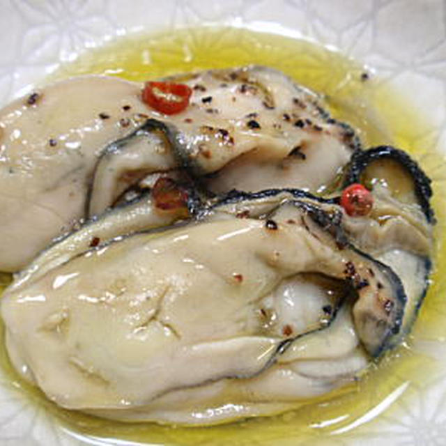 牡蠣(かき)のオイル漬（レシピ付）