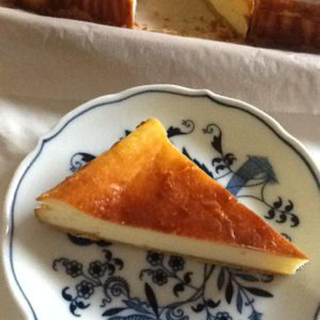 何カットにするか、リクエストのチーズケーキ