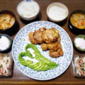 【家ごはん/献立】 鶏むね肉と豆腐で 節約ボリューム料理♪ [レシピ]　＊食費集計 by こぶたさん