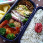 エビチリ弁当★甘いパイナップル