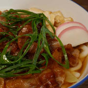 佃煮化した豚バラのしぐれ煮をヒガシマルうどんスープのうどんにどんした件。