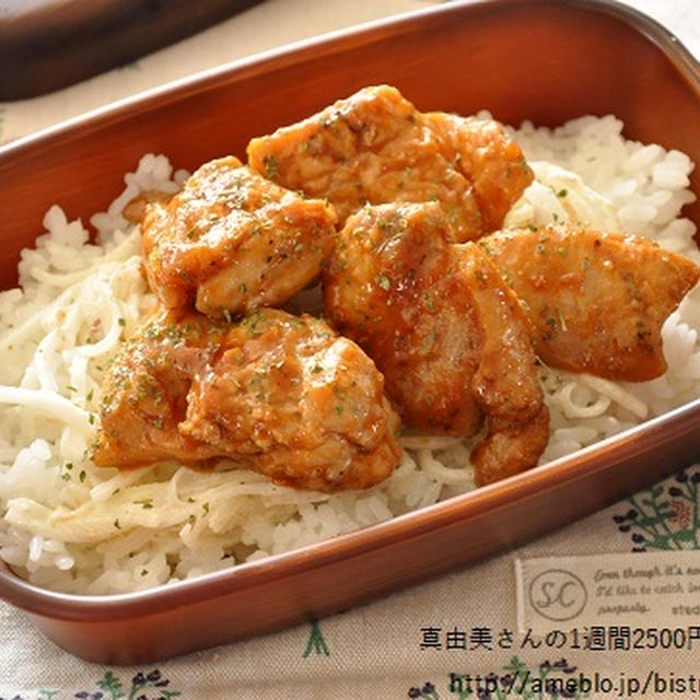 作りおきおかずで簡単！ごはんがススムのっけ弁当