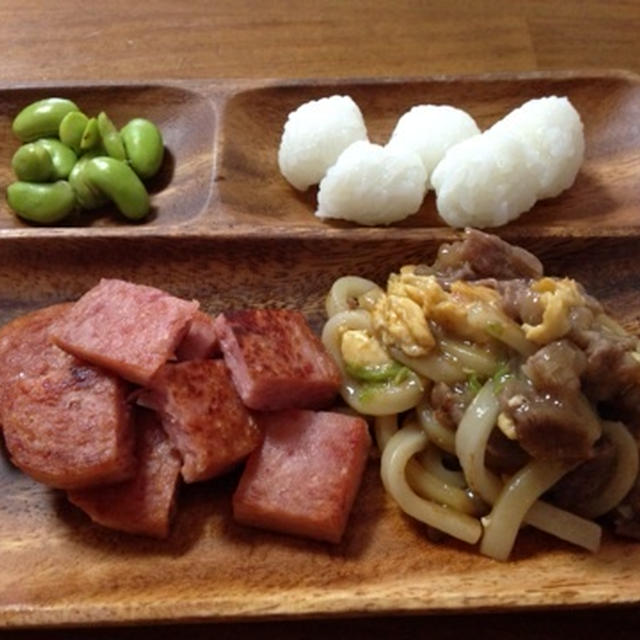 ワンタンスープで晩御飯