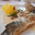 公園のビストロでランチ