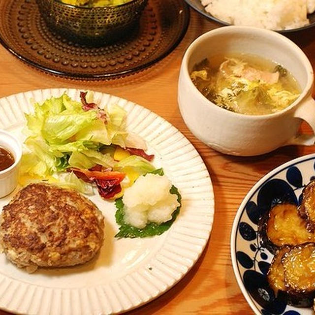 591円＊和風ハンバーグ定食【平成の花金】