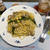ホタテのコンフィ入りバター醤油パスタ