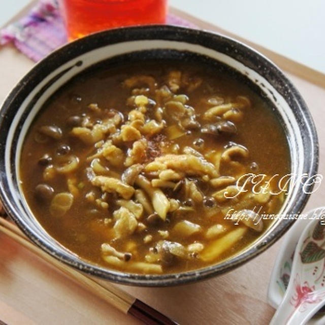 ☆簡単ランチ！ 肉カレーうどん☆