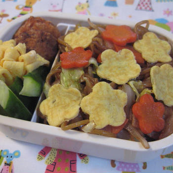 焼きそばのお弁当