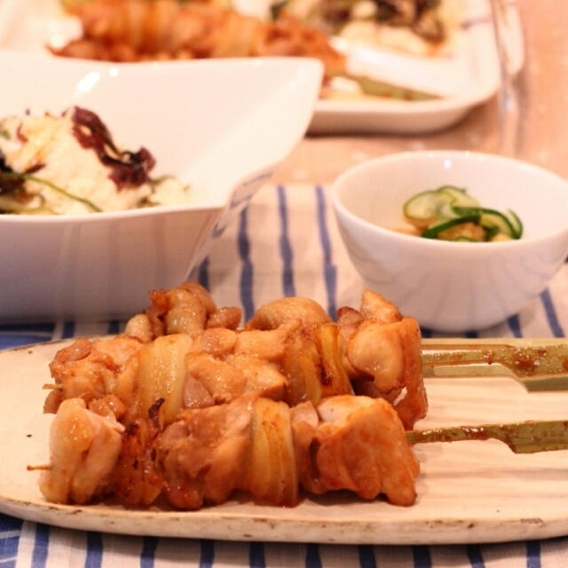 夜カフェ★焼きとりの晩酌飯