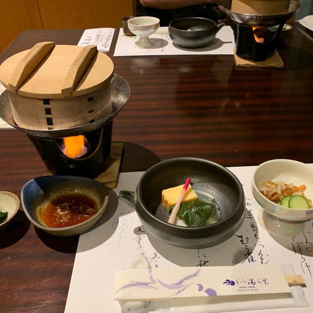 只見町「季の郷　湯ら里」のの夕食は地場産素材を使った凝ったお料理で美味しかった