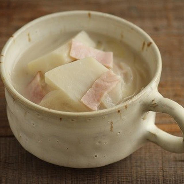 簡単汁物 里芋とハムの豆乳クリームスープ By 山本リコピンさん レシピブログ 料理ブログのレシピ満載