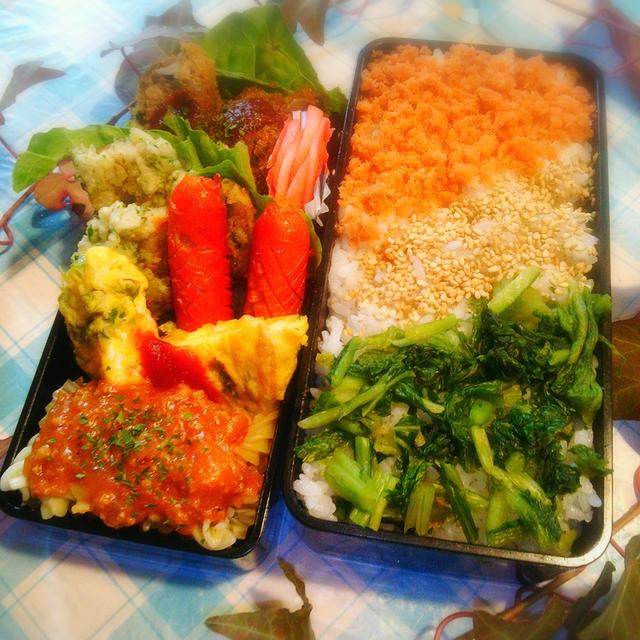 旦那の夜勤のお弁当 こんにちは今日のお弁当です お弁当 お弁当記録 お弁当 By ぷーはるひゅうさん レシピブログ 料理ブログのレシピ満載