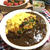 デミカレーのオムライスde試合前日晩ごはん♡…感無量