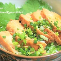 ザーサイご飯の鶏チャーシュー丼♪　ミツカン味ぽんで簡単チャーシュー