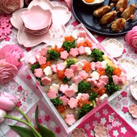 お花見に～桜満開！春野菜ちらし寿司