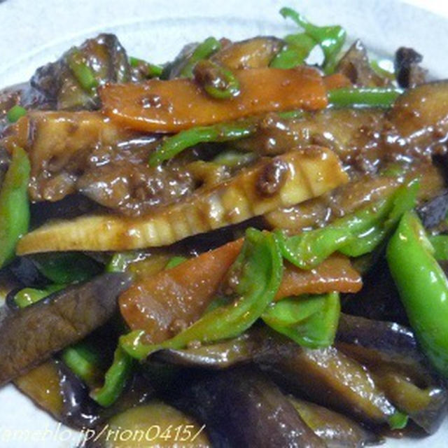 日本ハム「笑顔のごはん　肉みそ茄子炒め」。。サンプル百貨店inダイエー