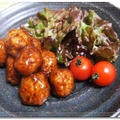 *鶏団子の甘酢あんかけ*
