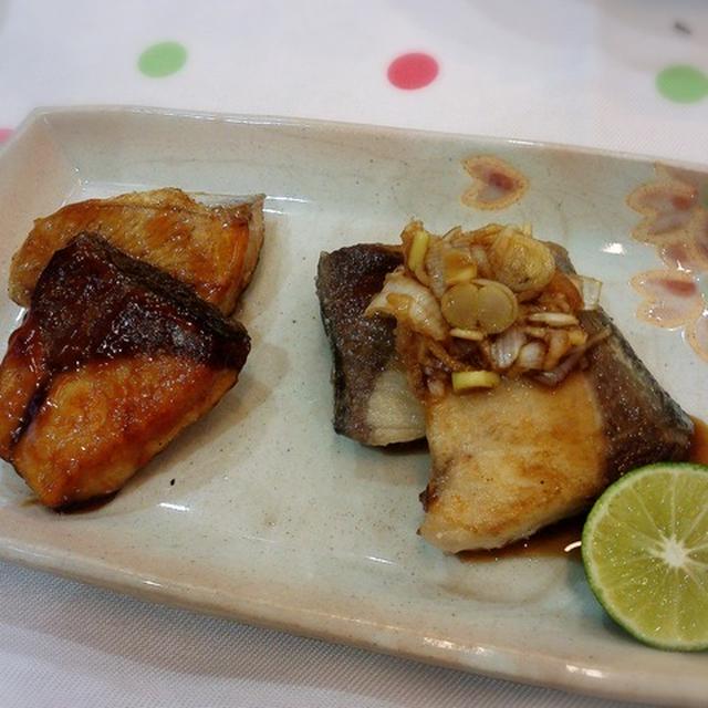 ぶりの焼きもの。豪華に2種。