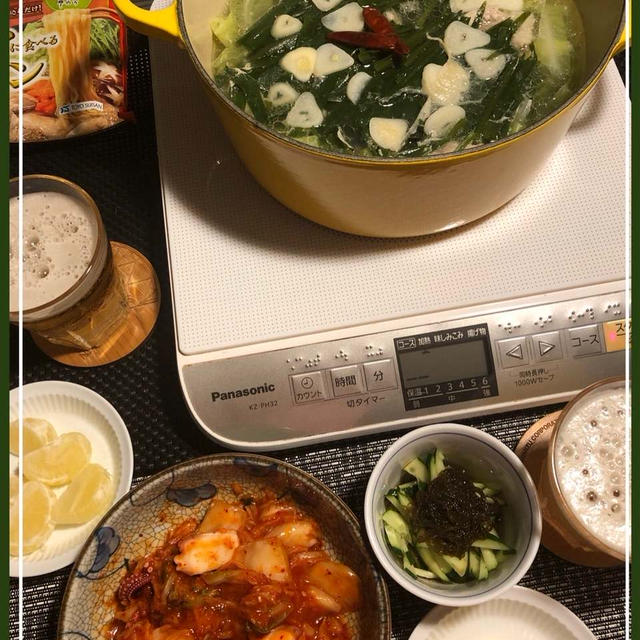 塩もつ鍋と締めラーメン