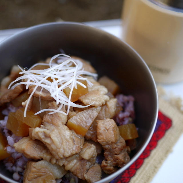 豚肉と大根の炒め煮五香粉風味