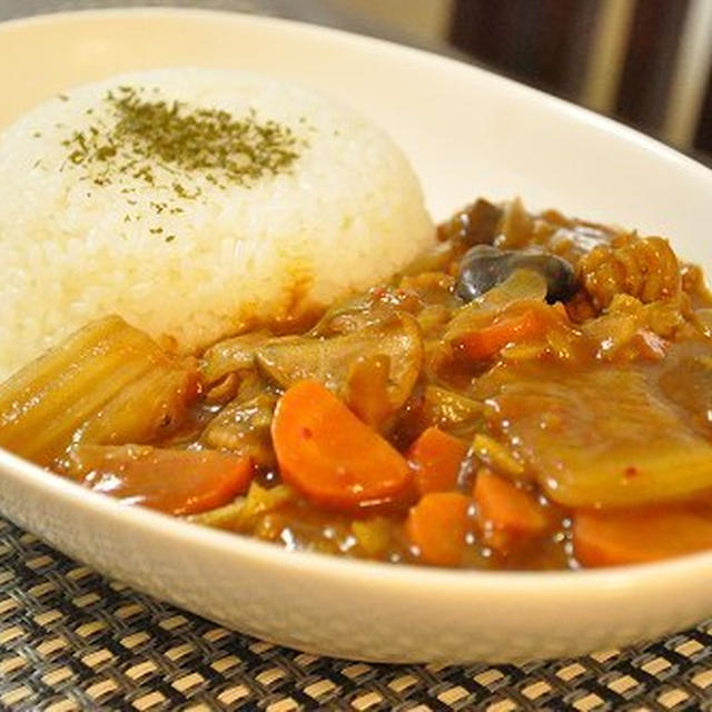 キムチカレー！レシピ！！