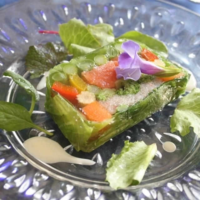美味しく食べてキレイに♪「野菜のテリーヌ」レッスン＠松屋銀座ライブキッチン