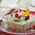 ホワイトチョコのクリスマスケーキ