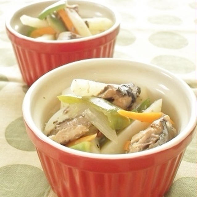 お弁当に♪さんまのみそ煮缶で✿さんまじゃが！
