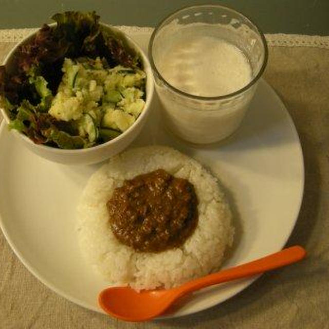 カレープレートとチーズボール？