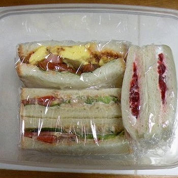 サンドイッチのお弁当