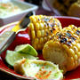 Grilled Corn on the Cob with Spicy Lime Butterグリルとうもろこしとスパイシーライムバター