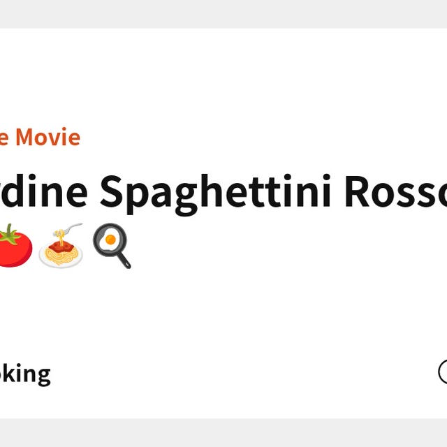 Sardine Spaghettini Rosso 🐟🍅🍝🍳