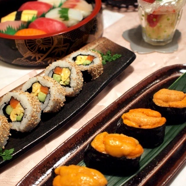 絶品 うにの軍艦巻き等お寿司で誕生日前祝い By Shoko さん レシピブログ 料理ブログのレシピ満載