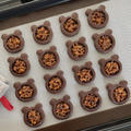 【レシピ】型抜きクッキーでロミアス風クッキー【くまのキャラメルナッツクッキー♥ココア♥】