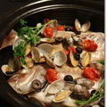 週末ごはんは 土鍋で真鯛のアクアパッツァ♪ by Junko さん