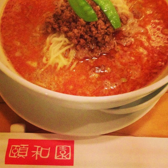 赤坂のイワエンで坦々麺