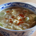 365日汁物レシピNo.5「ネギたっぷり卵中華スープ」