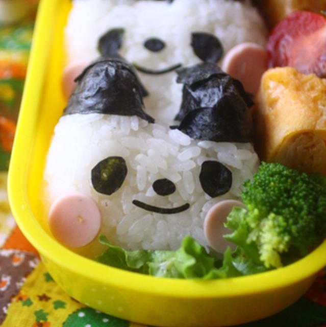 らくらくパンダさん弁当　と　手打ちパスタ人。