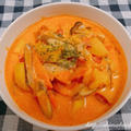 「ピエトロ　AGNESI（アネージ）ディターリリーシ」を使って、野菜ごろごろミルクトマトスープパスタ
