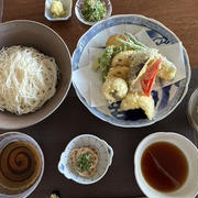 天ぷらとお素麺