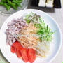 夏はピリ辛つるっとがやめられない！☆バランスＧＯＯDなビビン素麺☆