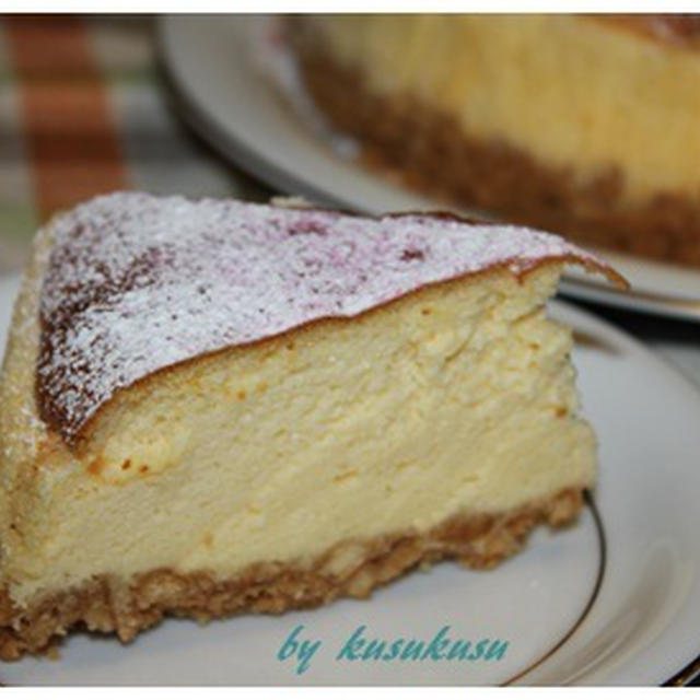 ホイップクリーム使用で簡単チーズケーキ By くすくすさん レシピブログ 料理ブログのレシピ満載