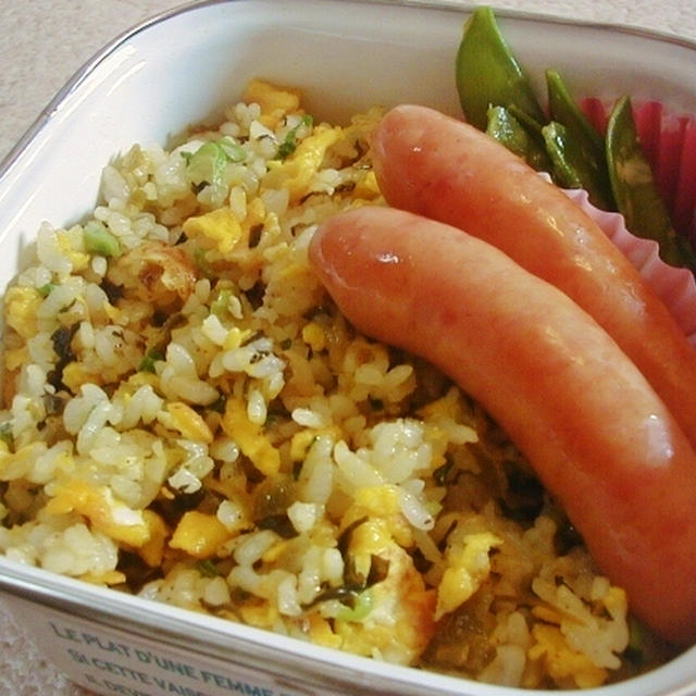 高菜チャーハンのお弁当